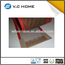High Temperature Teflon Coated PTFE Glassfiber Fabric Mesh Belt for Rotary Printing Machine